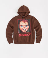 Chucky Graphic Print Hoodie - Brown