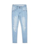 Kids Elevate Light Wash Distressed Jeans