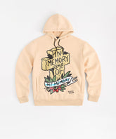 In Memory Of Graphic Print Hoodie - Khaki