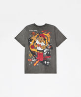 Moon Boy Washed Short Sleeve Tee - Grey