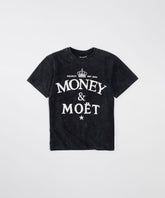 Plus Size Money & Moet Washed Shorts Sleeve Tee