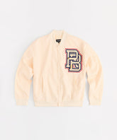 Coaches Reason Chenille Patched Jacket - Cream