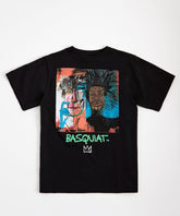 Kids Basquiat Warhol Self Portrait Short Sleeve Tee - Black