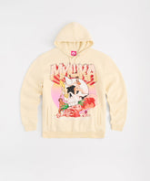 Mishka Graphic Print Embroidered Hoodie - Khaki