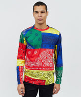 Bandana Multi Colored Long Sleeve Tee