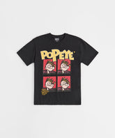 Plus Size Popeye King of NY Short Sleeve Tee - Black