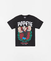 Popeye Crest Short Sleeve Tee - Black