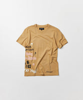 Make Your Own Luck Side Print Short Sleeve Tee - Khaki