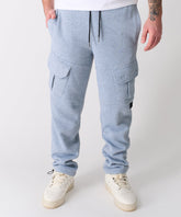 Banks Relaxed Fit Fleece Cargo Pants - Grey