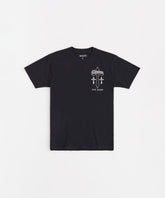 Chosen Cross Embroidered Short Sleeve Tee - Black