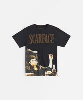 Scarface Rhinestones Short Sleeve Tee - Black