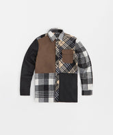 Snakes Flannel Long Sleeve Shirt - Grey