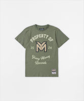 Lil Wayne Property Of Short Sleeve Tee - Olive Green