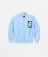 Coaches Chenille Patched Jacket - Light Blue