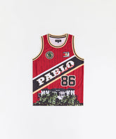 Pablo Basketball Jersey - Red
