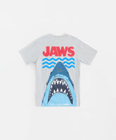 Jaws Waves Short Sleeve Tee - Light Blue