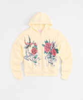 Women Do Wrong To None Hoodie - Cream