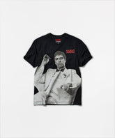 Plus Size Scarface Tony Short Sleeve Tee - Black