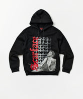 Plus Size Scarface Old English Hoodie - Black
