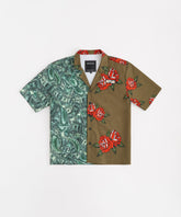 Money And Roses Split Woven Shirt