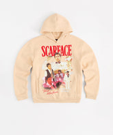 Scarface Say Hello Embroidered Patch Hoodie - Khaki