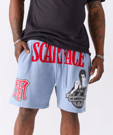 Scarface Fleece Short - Light Blue