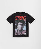 Scarface Glitter Sugar Print Short Sleeve Tee - Black