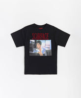 Scarface Rhinestone Short Sleeve Tee - Black