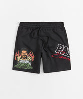 Plus Size Pablo Mugshot Short - Black