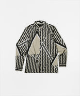 Geo Print Long Sleeve Woven Shirt