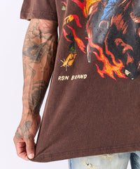 Ol' Money Short Sleeve Tee - Brown