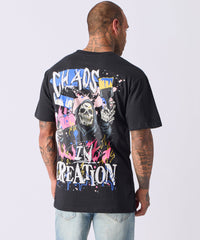 Chaos Short Sleeve Tee - Black
