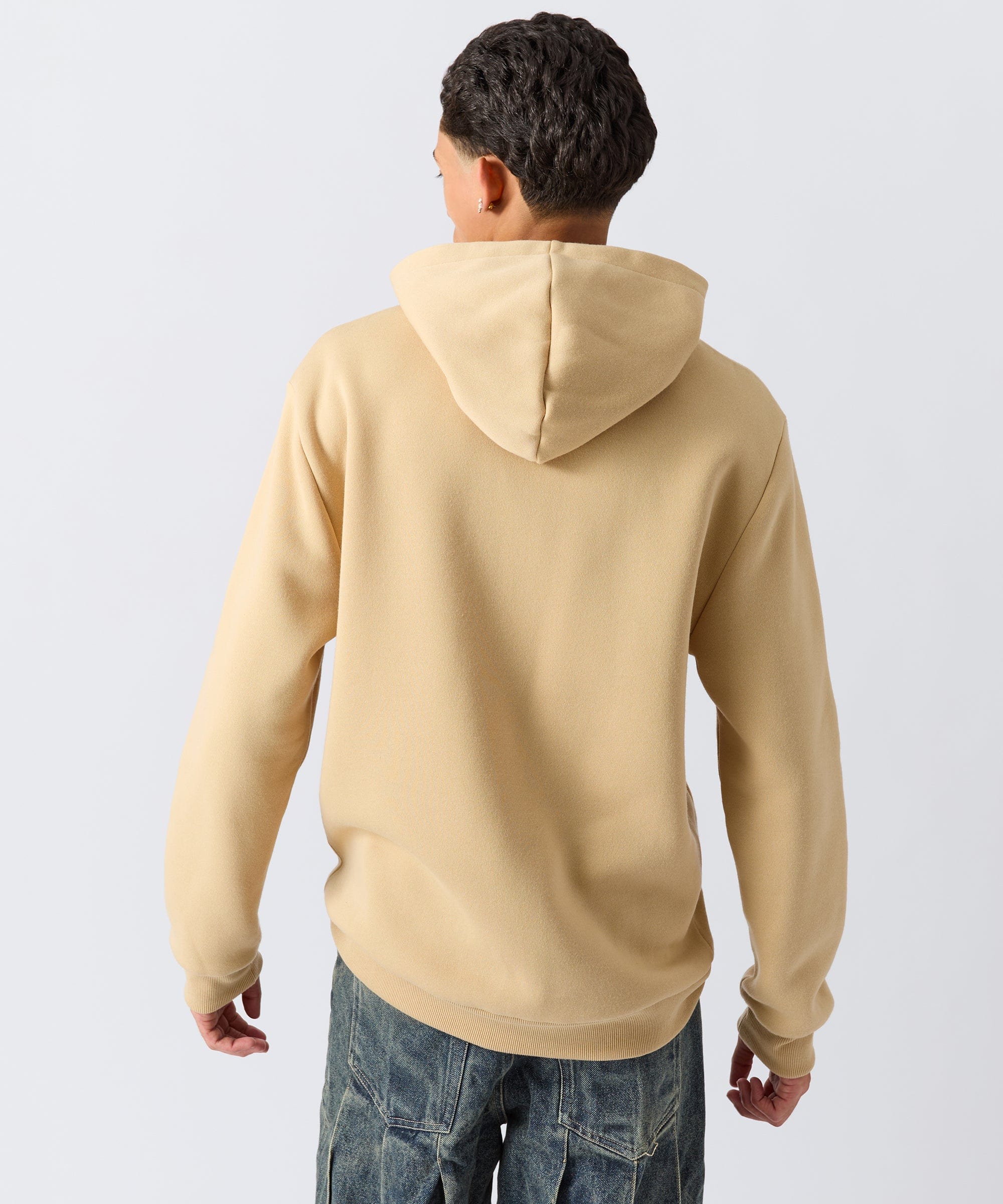 Champion Chenille Patched Hoodie - Khaki