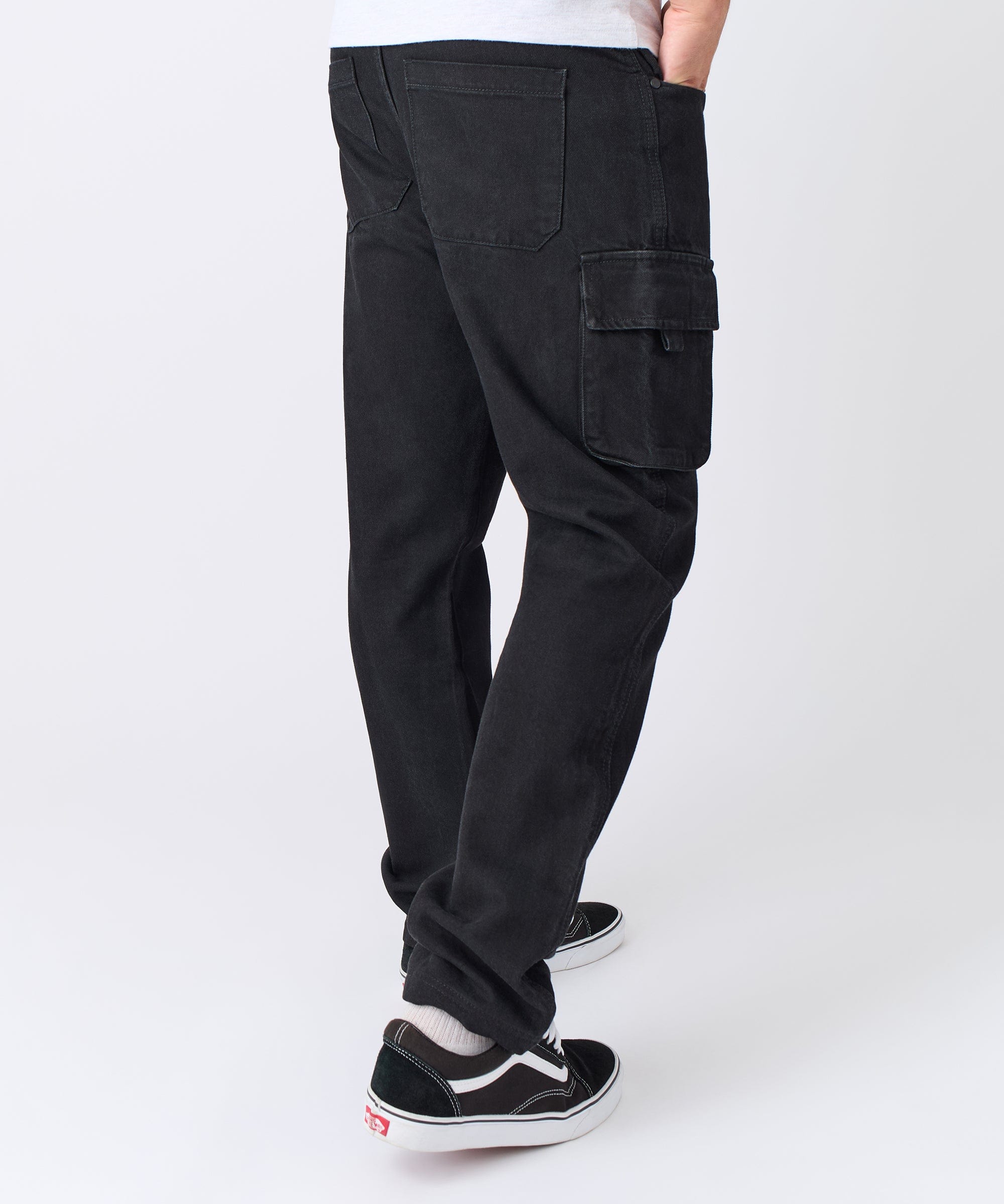 Workwear Cargo Pants - Black