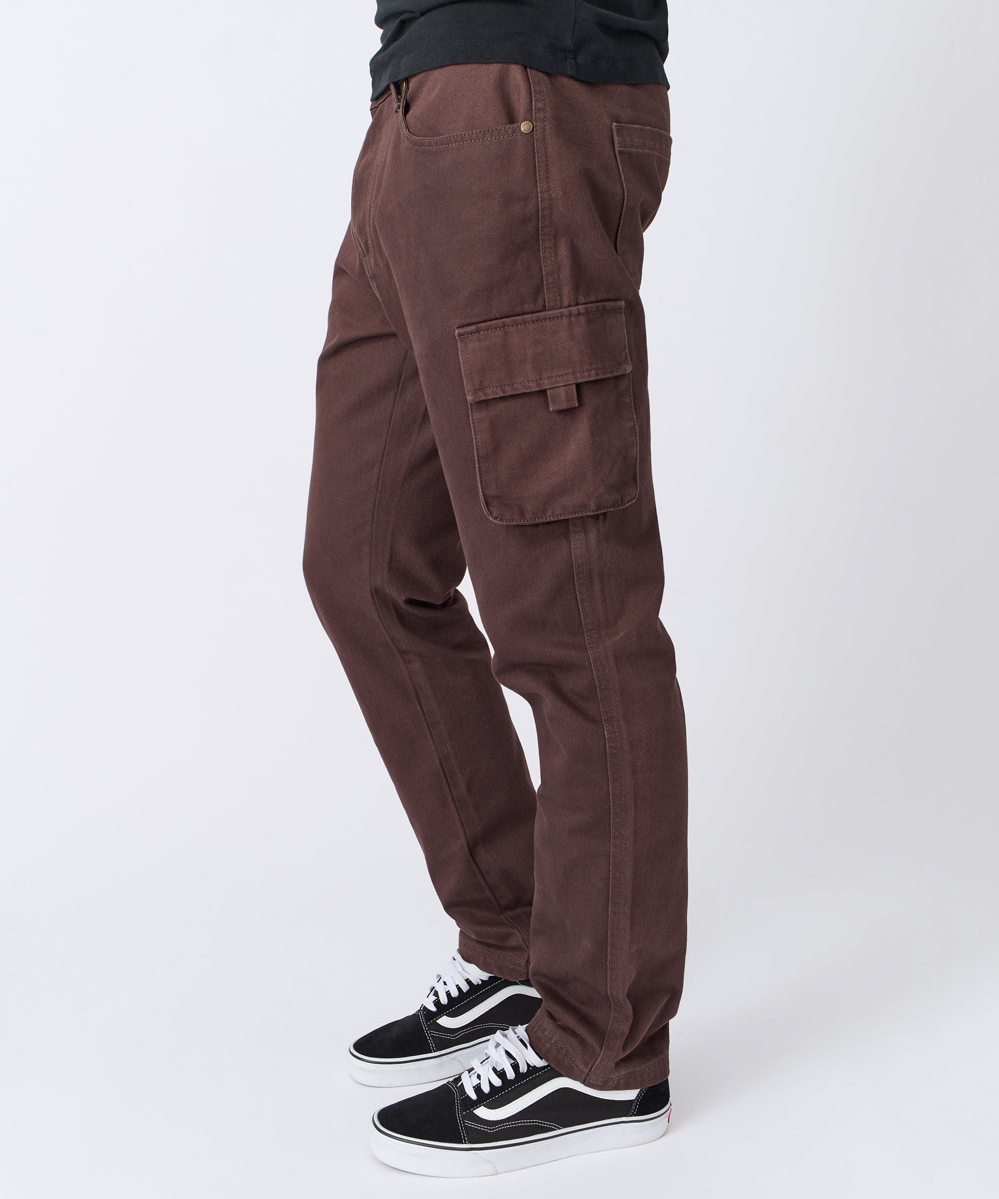 Workwear Cargo Pants - Brown