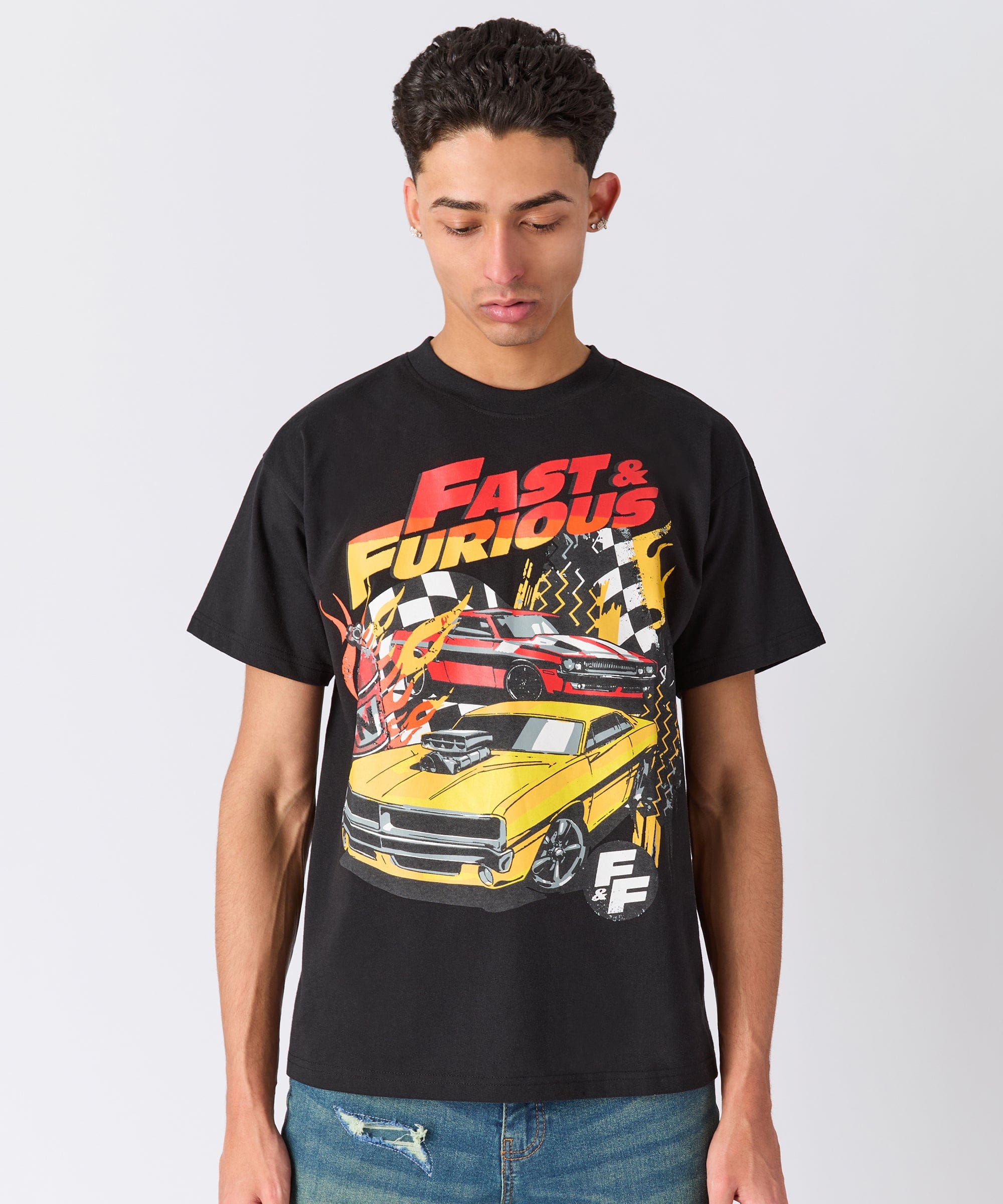 Fast And Furious Short Sleeve Tee - Black