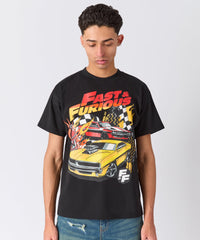 Fast And Furious Short Sleeve Tee - Black