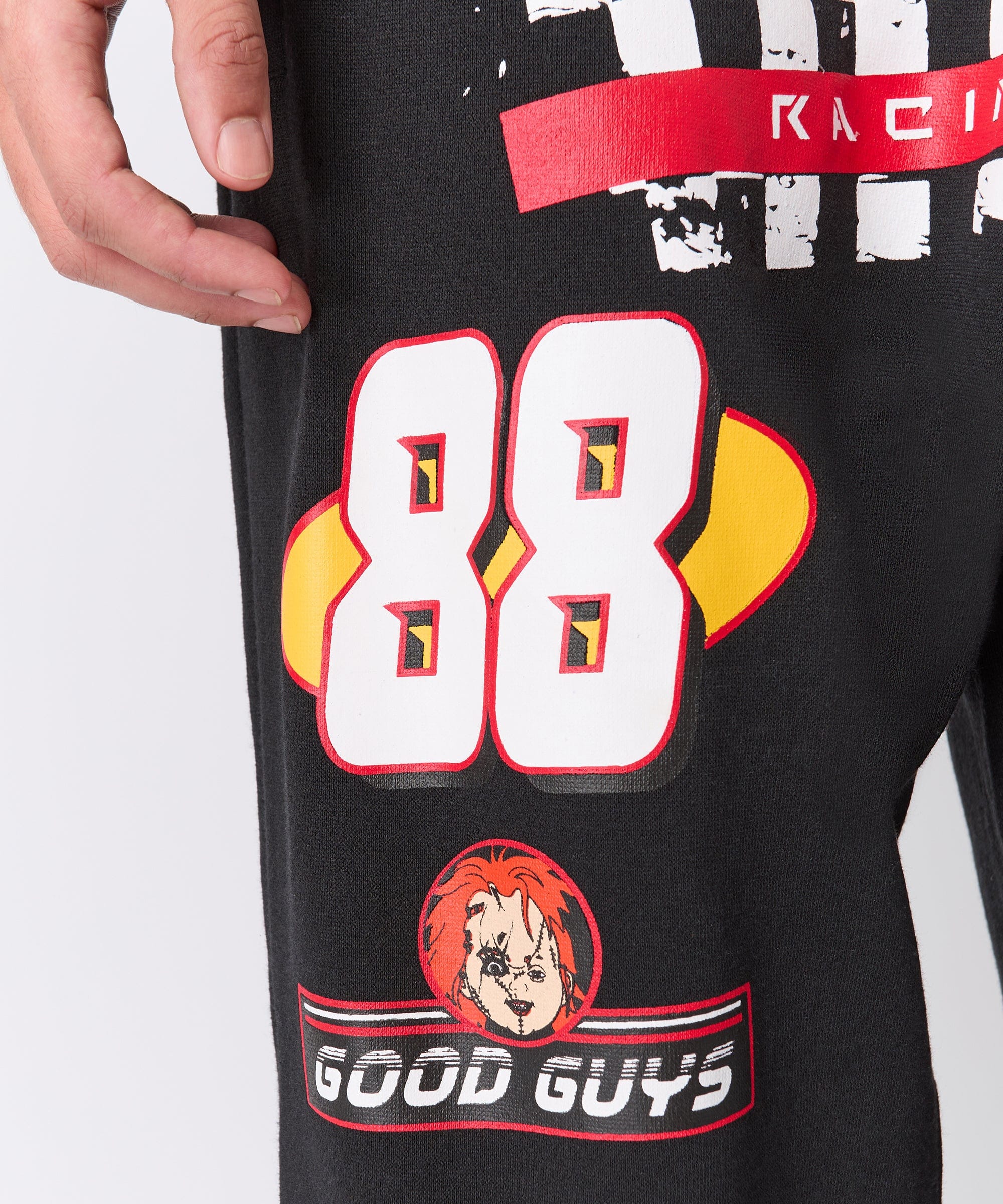 Chucky Good Guys Applique Jogger - Black