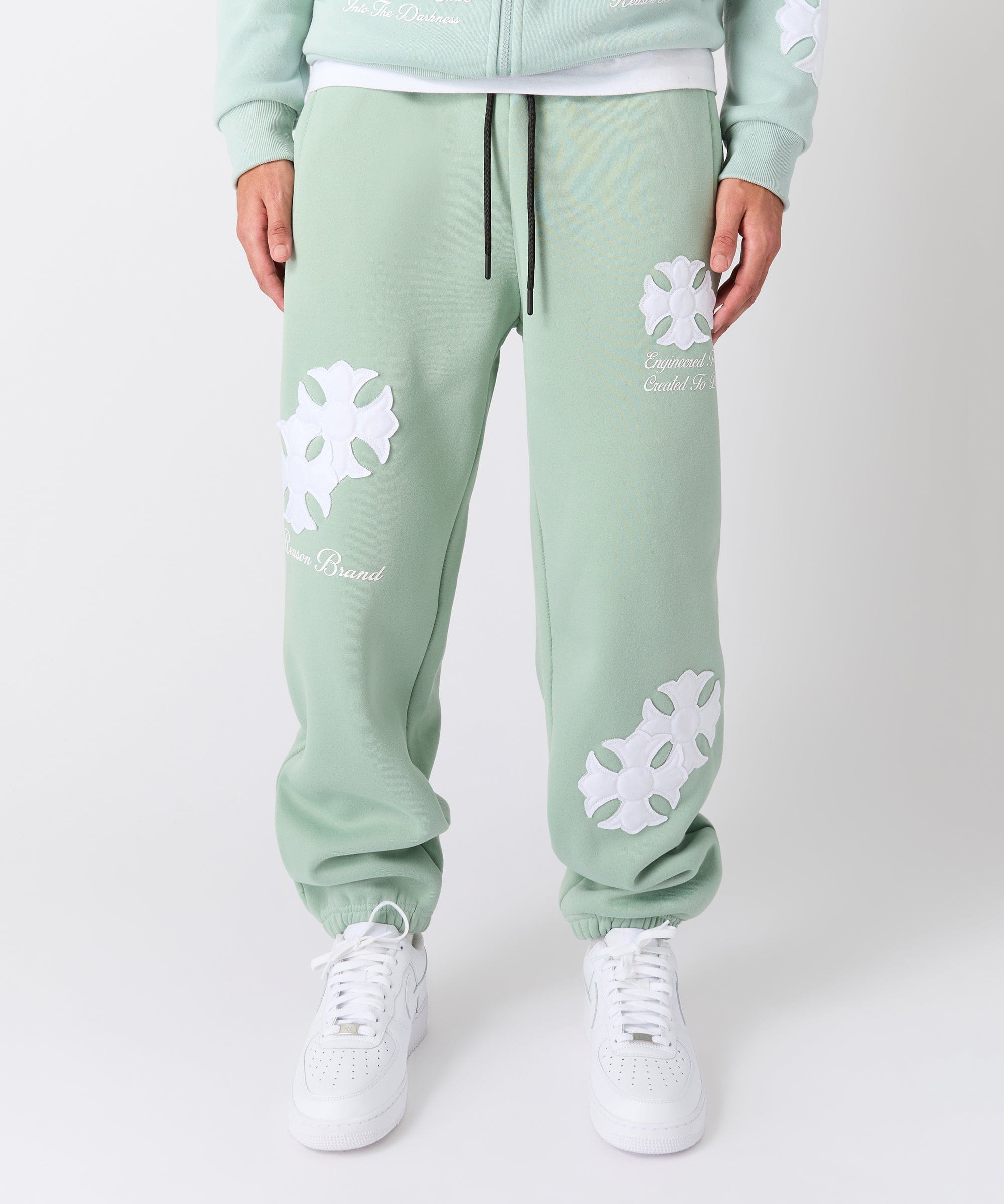 Rebellion Architects Applique Jogger - Medium Blue