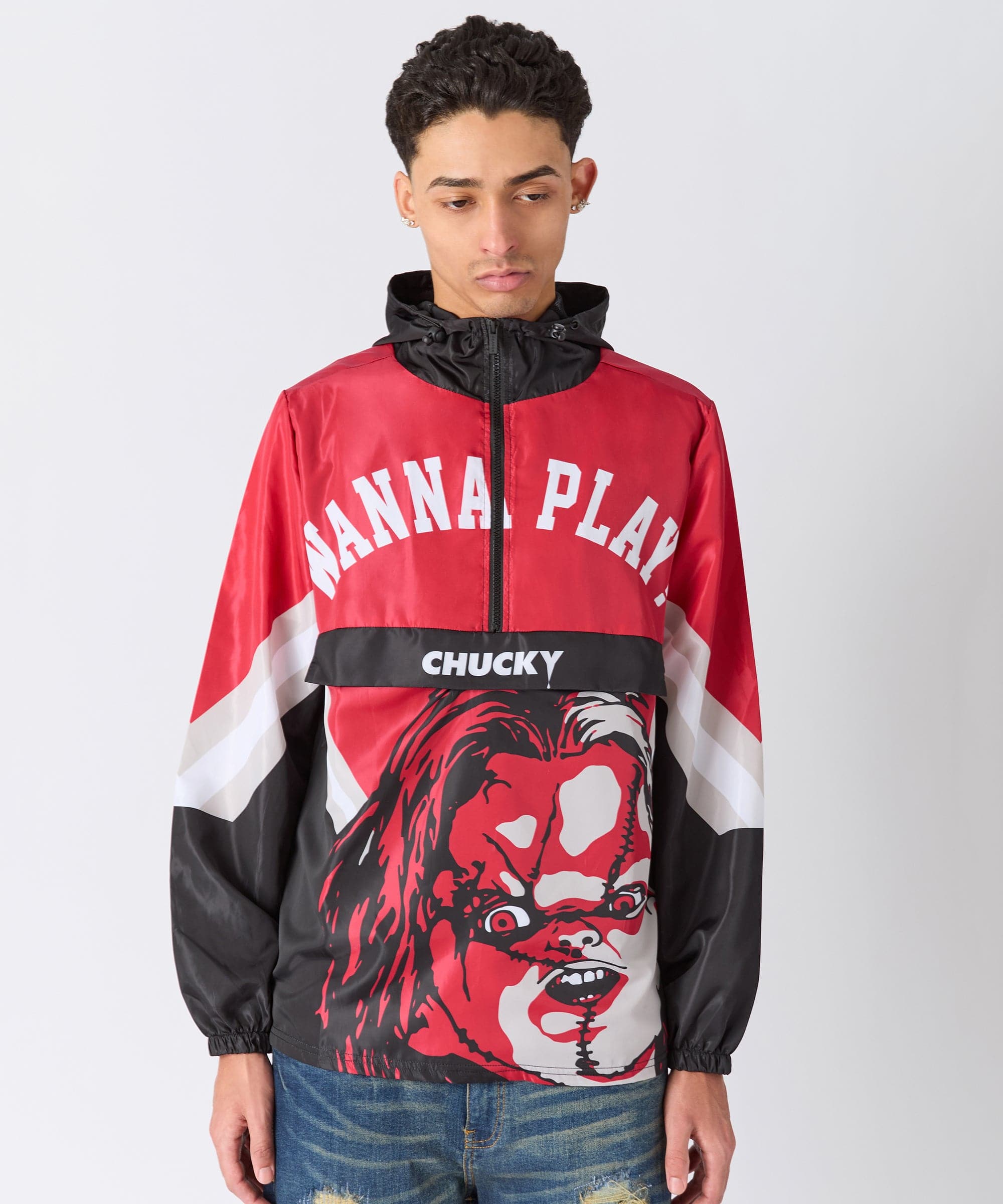 Chucky Wanna Play Anorak Jacket - Red