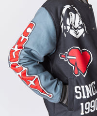Chucky Nice Guy Varsity Jacket - Black