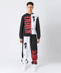 Scarface Split Long Sleeve Tee - Black