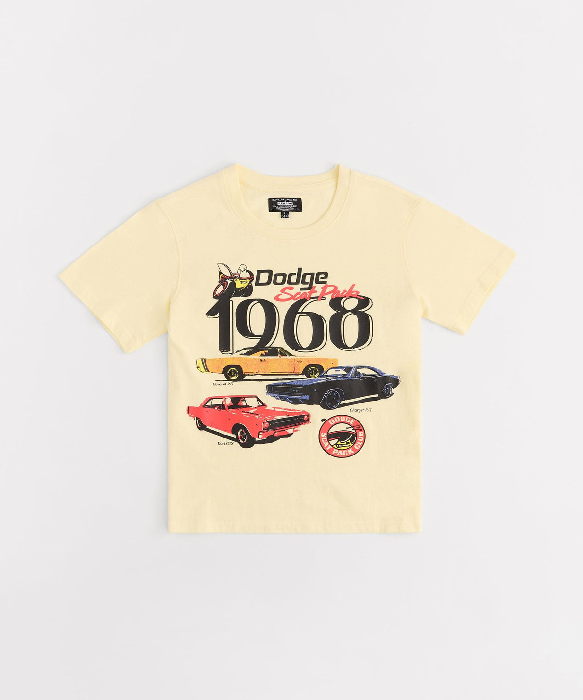 Kids Dodge 1968 Short Sleeve Tee - Khaki