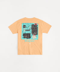Kids Mini Basquiat Equals Pi Short Sleeve Tee - Khaki