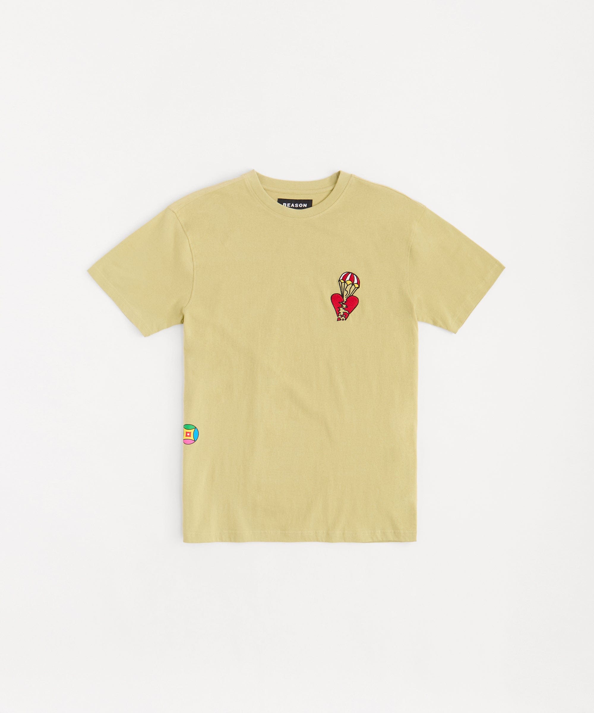 Heart Broken Short Sleeve Tee - Olive Green