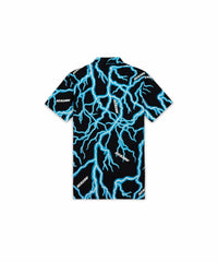 Lightning Allover Print Short Sleeve Shirt