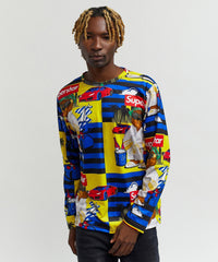 Superstar Allover Print Long Sleeve Tee