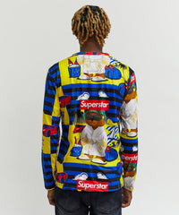Superstar Allover Print Long Sleeve Tee