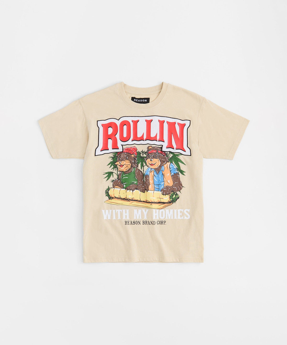 Keep Rollin Short Sleeve Tee - Khaki