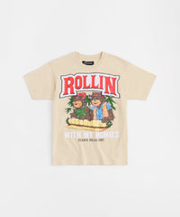 Keep Rollin Short Sleeve Tee - Khaki